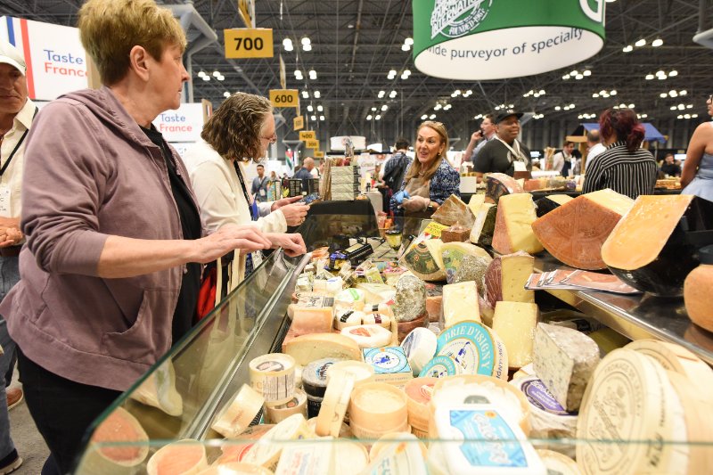 Cheese selection at the 2024 Summer Fancy Food Show